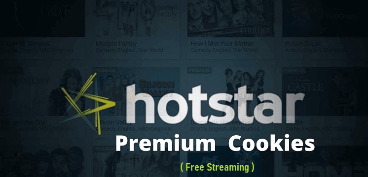 Cookies for Hotstar Premium Blueprint
