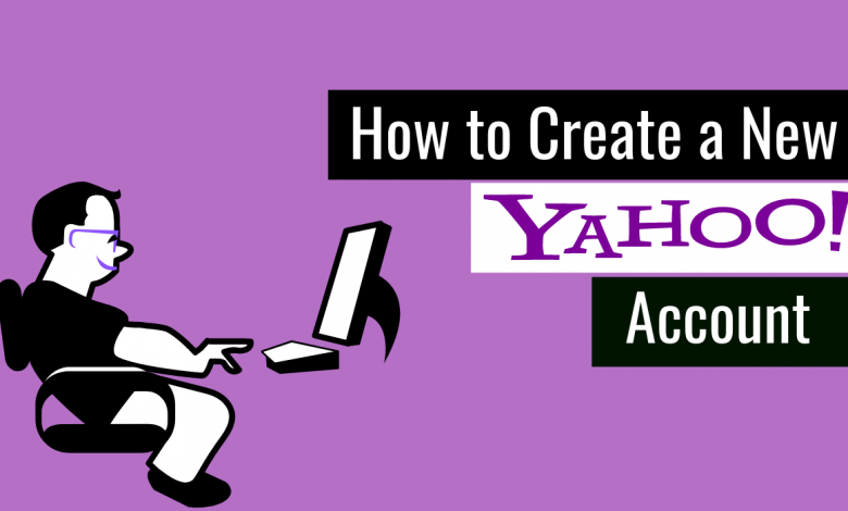 create a new account on Yahoo